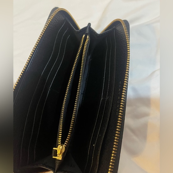 Pebble Leather Black Tory Burch Wallet - Picture 4 of 6